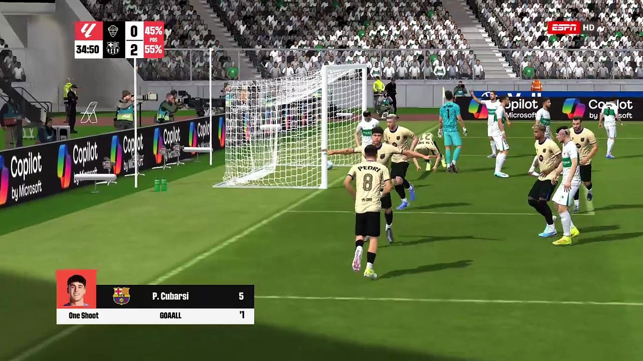 DFL 26 GAMEPLAY - ELCHE C.F. vs. BARCELONA - LA LIGA 25/26 - FIFA 16 MOBILE | [HD]