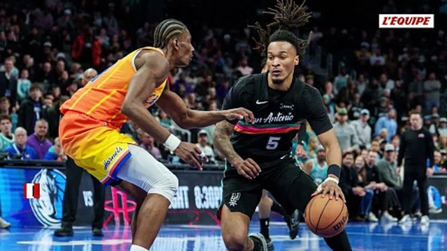 Les Spurs refroidis à Charlotte, Victor Wembanyama souvent frustré et dominé par Moussa Diabaté - Basket - NBA