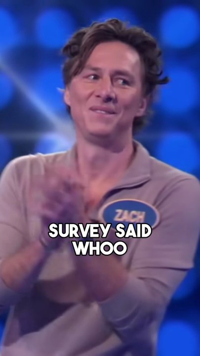 Zach Braff Trades the Hospital for Fast Money on Celebrity Family Feud