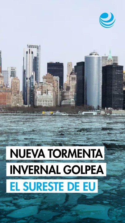Nueva tormenta invernal golpea a los estados del sureste de EU; frente frío ha dejado 100 muertos