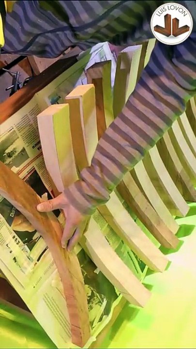 COMO DOBLAR MADERA O SACAR FORMA CON MADERAS DECORATIVAS MUY FACIL / Luis Lovon