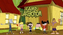 1157-Camp Lakebottom Disney XD Spoof Pixar Lamp Luxo Logo