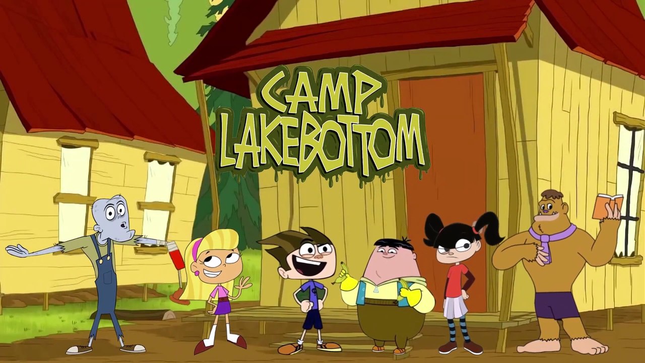 1157-Camp Lakebottom Disney XD Spoof Pixar Lamp Luxo Logo