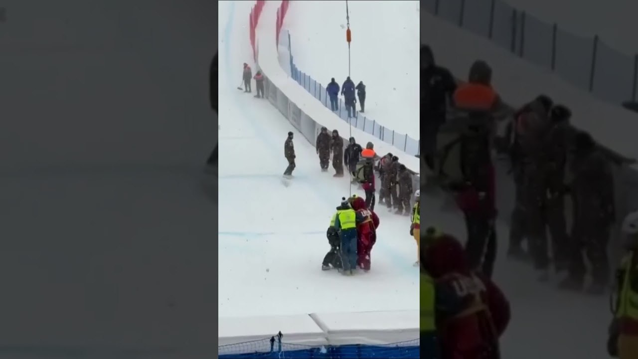 Lindsey Vonn airlifted after crash in final downhill race before Olympics