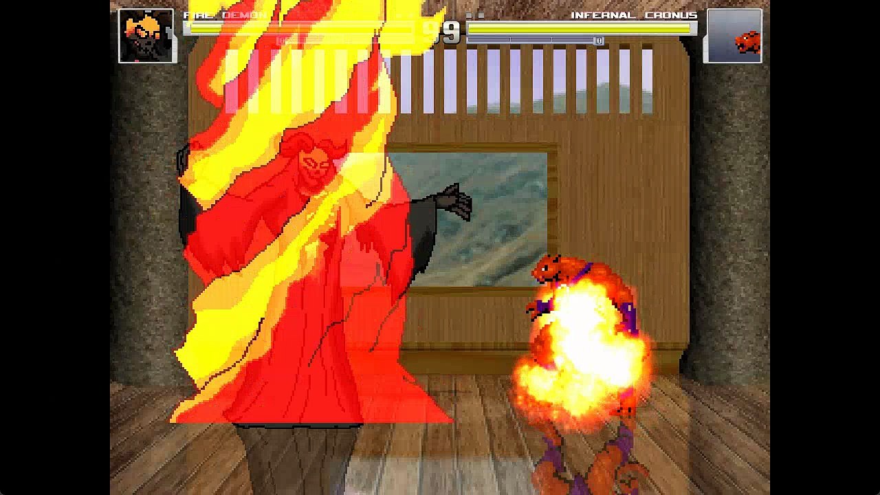 M.U.G.E.N (Arcade Mode) Fire Demon