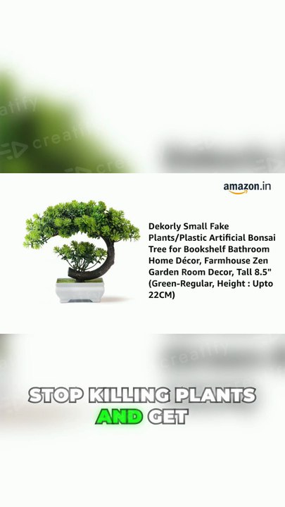 Dekorly Small Artificial Bonsai Tree 🌿✨ Perfect Home & Office Decor | Trending Decor Product