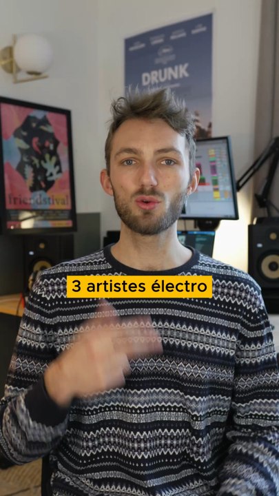 3 artistes électro avec un orchestre