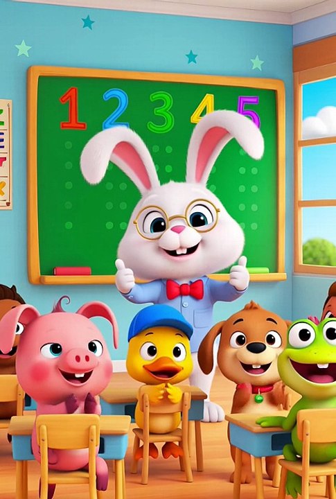 🐰 Rabbit Cartoon | Learn Counting 1 2 3 for Kids