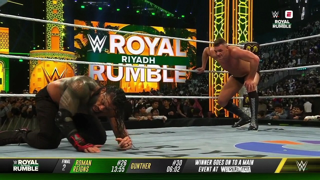 Roman Reigns won the royal rumble