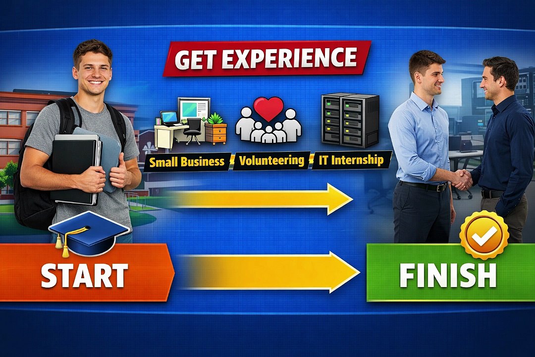 How do you get IT experience if you’re still at university and nobody will hire you yet?How do you get IT experience if you’re still at university and nobody will hire you yet?