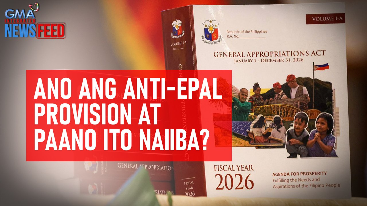 Ano ang Anti-Epal provision at paano ito naiiba? | GMA Integrated Newsfeed