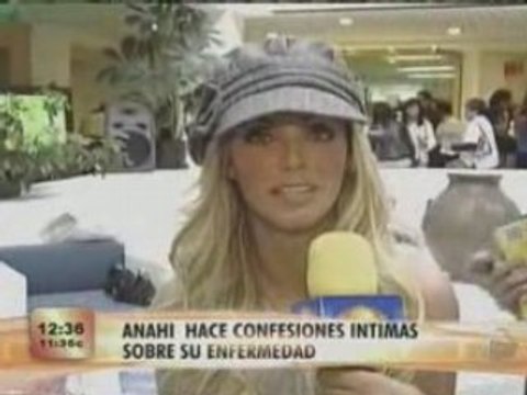 Anahi hace confesiones intimas sobre su enfermedad - (ETV)