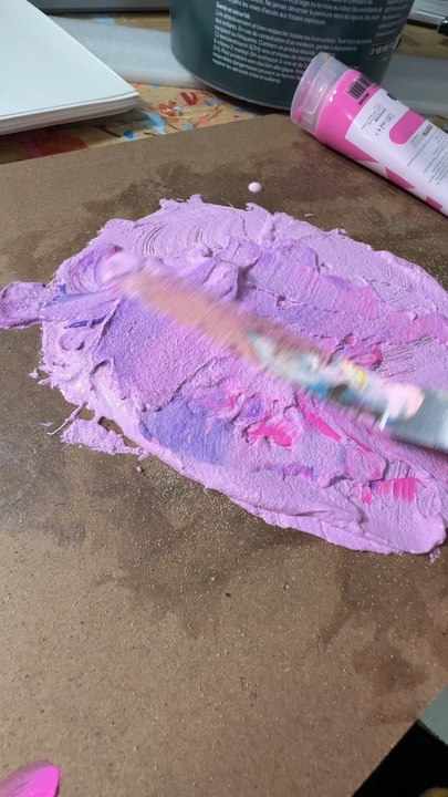 J’avais jamais testé cette technique de peinture