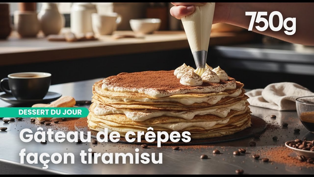 Recette chandeleur : crêpes façon tiramisu | 750g