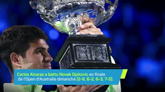 Open d'Australie - Alcaraz domine Djokovic en finale et bat un nouveau record