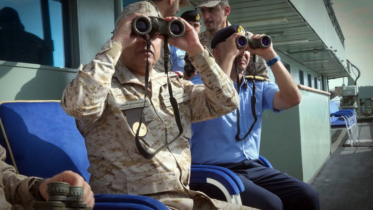 القوات البحرية تختتم مشاركتها في تمرين «رياح السلام» في سلطنة عُمان