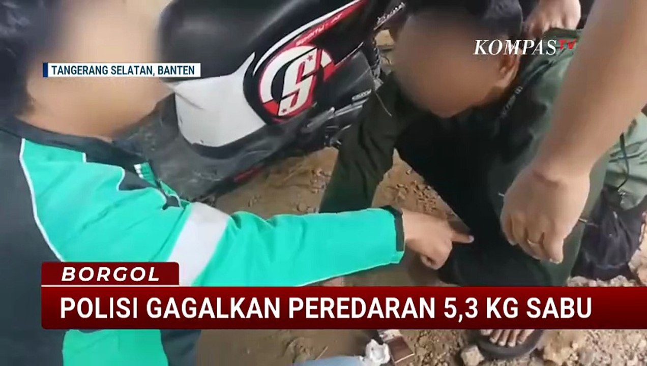 Polisi Tangkap 2 Pengedar Sabu di Tangsel, 5,3 Kilogram Barang Bukti Disita | BORGOL