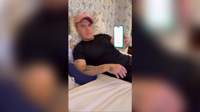 Watch what happens when Robbie Williams calls Take That fan who gave him her number in the nineties