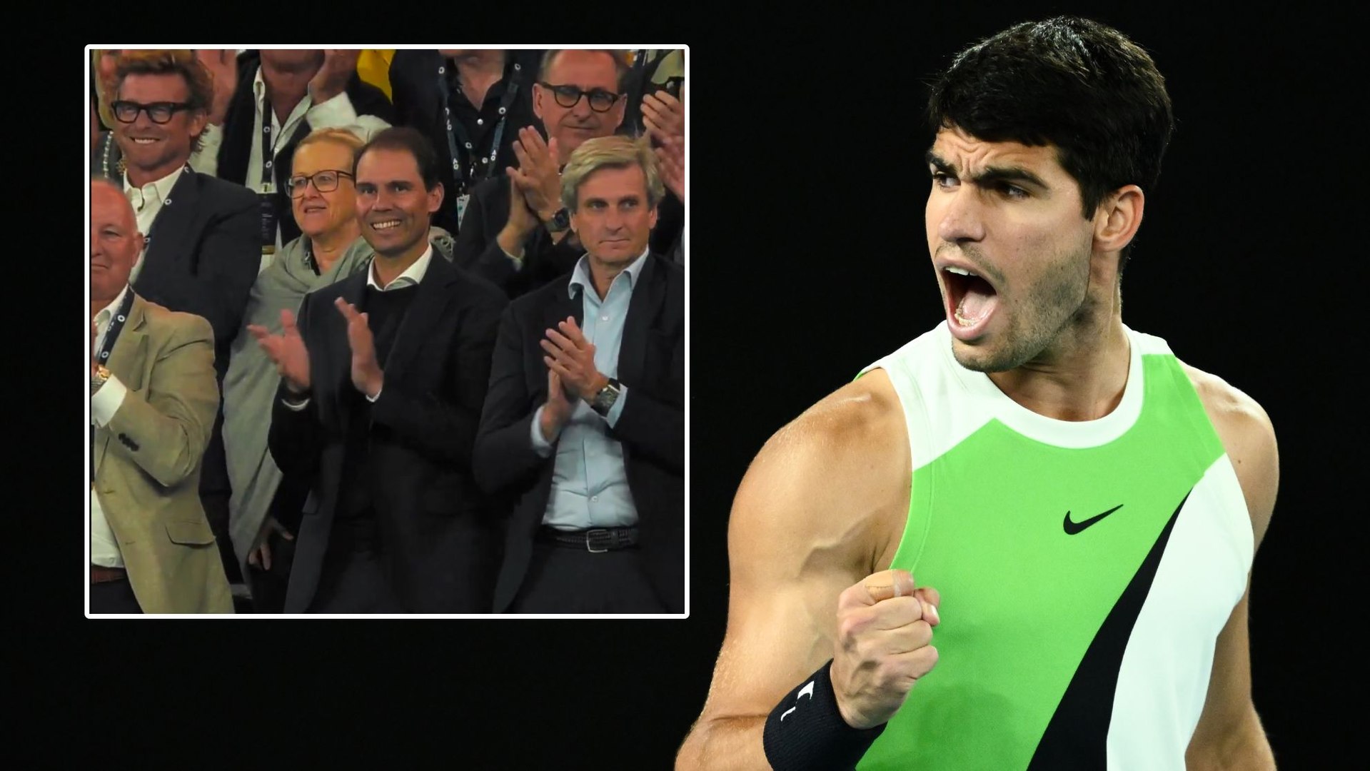 La reacción de Rafa Nadal al hito de Alcaraz que emociona a los aficionados españoles