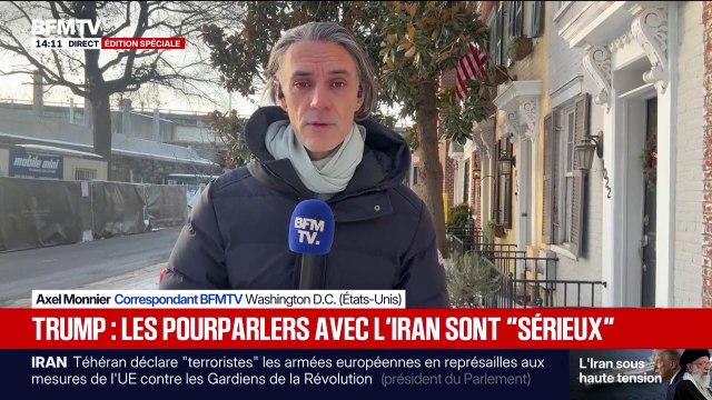 Les pourparlers avec l'Iran sont sérieux d'après Donald Trump