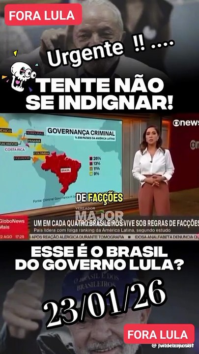 O Brasil se tornou o país do Narcotráfico e Facções