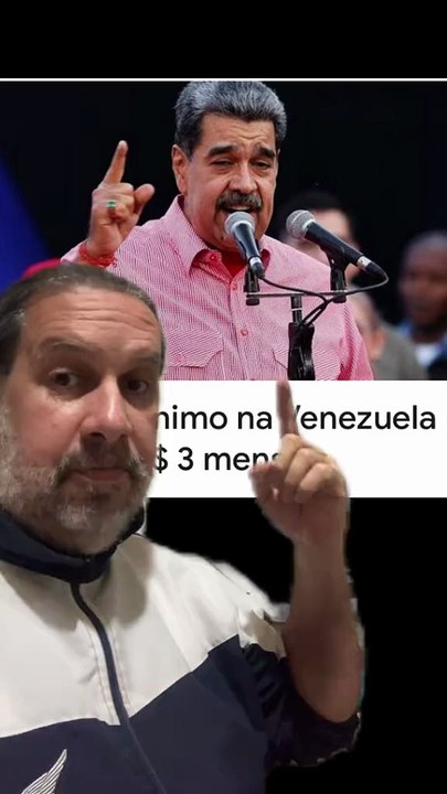 Salário Mínimo na Venezuela chega a 3 reais mensais