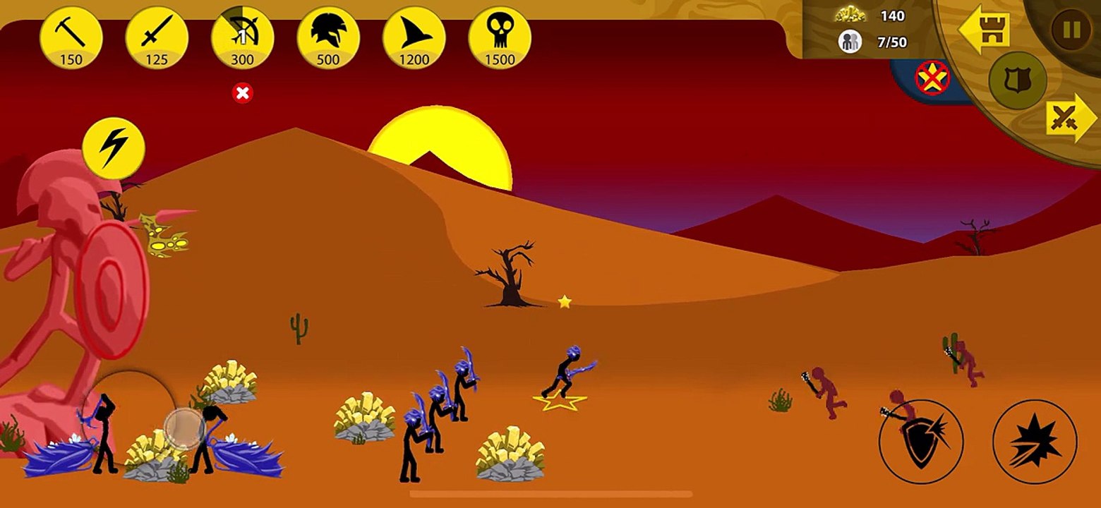 Stick War Legacy Gameplay (Advanced Normal/Hard/Insane Classic Campaign Part 14) Ambush! #stickwarlegacy#stickwar#videogames