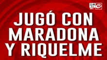 Jugó con Maradona y Riquelme y hoy es colectivero