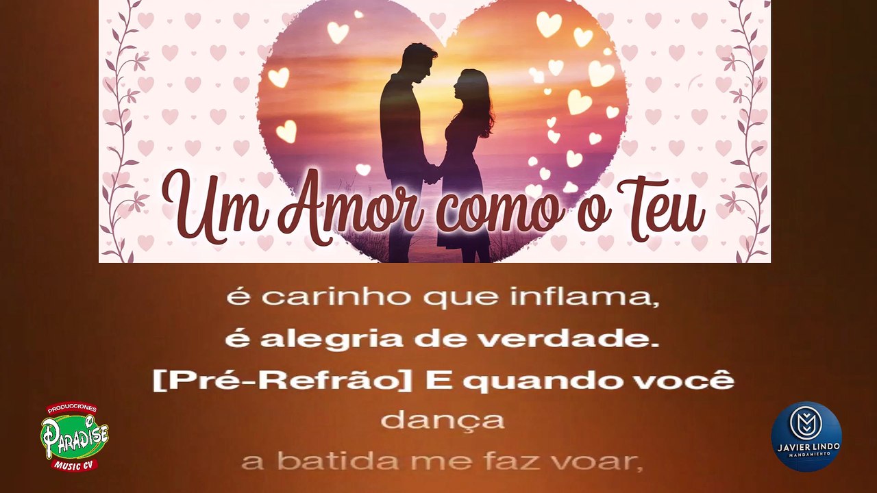UM AMOR COMO O TEU AUTOR JAVIER LINDO M.