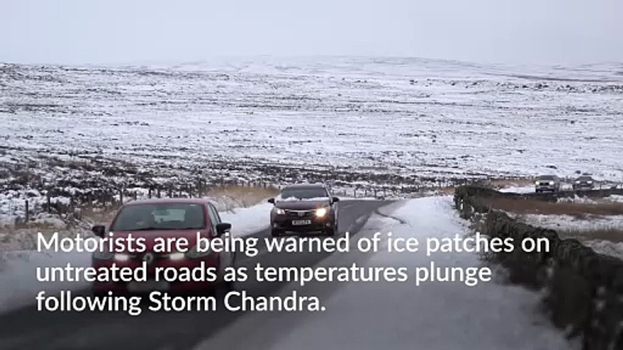 Motorists warned of icy roads as temperatures p...
