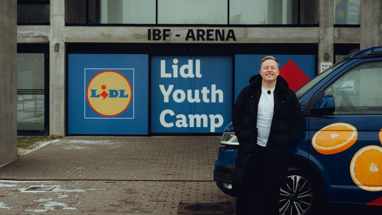 Lidl Youth Camp: Schmiso mittendrin