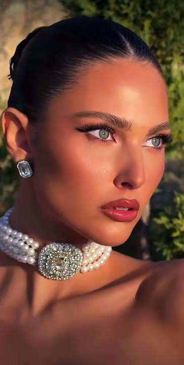 Glamour Perles XXL : Multi-Photos Looks Yeux Smoky & Sourire Irrésistible ! 💎✨ #PearlGlam