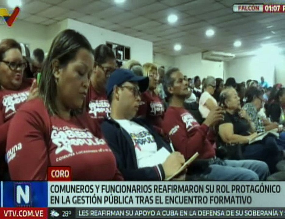 Comuneros de Falcón participaron en el Foro Planificación Estratégica y Nuevas Formas de Gobierno