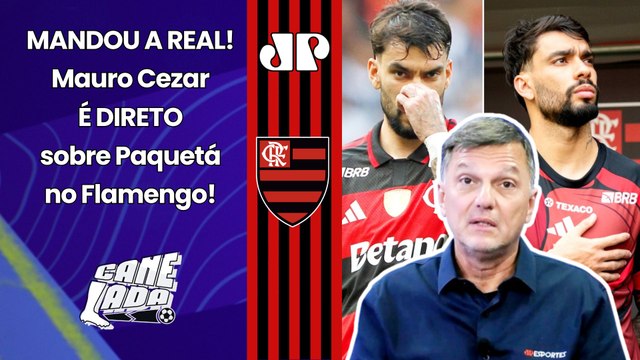 NÃO TEM COMO! Se o FLAMENGO QUISER BRINCAR NISSO, vai ter que... MAURO CEZAR É DIRETO!