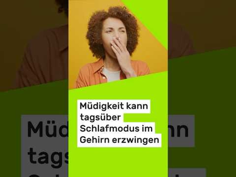 Bei Schlafmangel: Müdigkeit kann tagsüber Schlafmodus im Gehirn erzwingen