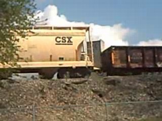 long csx mixed freight railfanning in dayton ohio