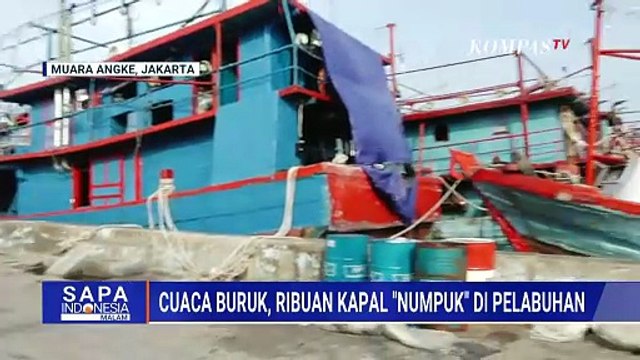 3 Bulan Kapal Nelayan Menumpuk di Muara Angke Akibat Cuaca Buruk, Kerugian Capai Ratusan Juta Rupiah