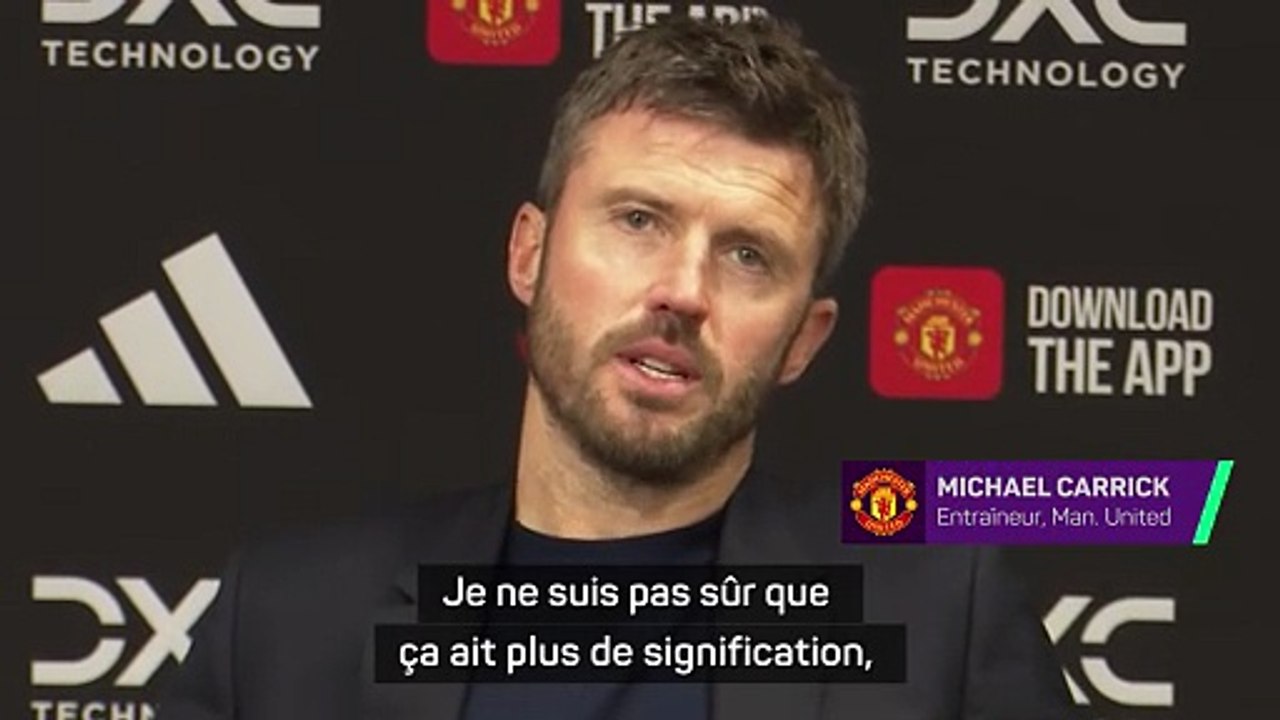 « Il fallait se battre jusqu’au bout » : Michael Carrick salue la résilience de Manchester United - Foot - Premier League - Manchester United