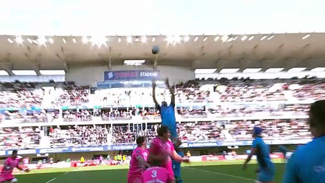 TOP 14 - Essai de Lennox ANYANWU (MHR) - Montpellier Hérault Rugby - Stade Français Paris