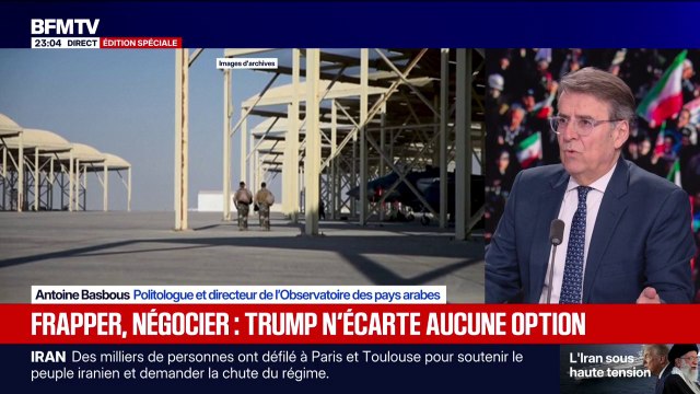 Tensions États-Unis/Iran: À l'issue de cette affaire, il y aura un vainqueur et un vaincu , explique Antoine Basbous, directeur de l'Observatoire des pays arabes