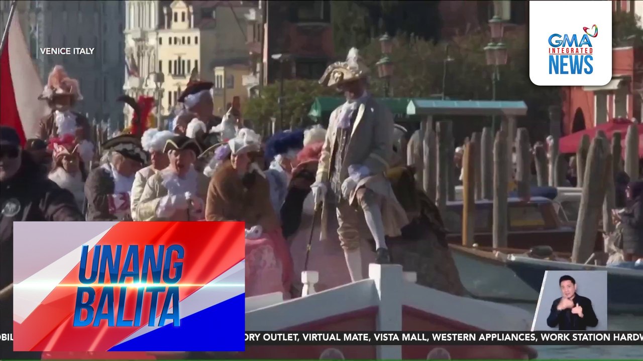 Mga nagparada sa The Carnival, nakasuot ng Venetian costumes at olympic-inspired outfits | Unang Balita