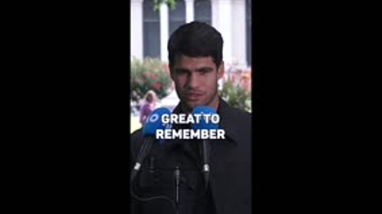 What tattoo is Carlos Alcaraz getting to mark his Australian Open win?