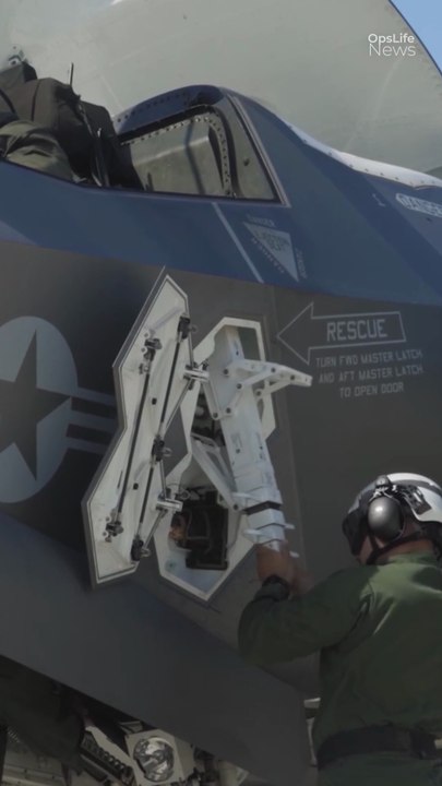 F-35B’s Hidden Ladder — A Smart Stealth Feature