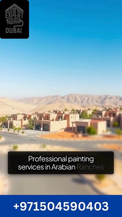 Painting Services in Arabian Ranches Dubai | +971 504590403