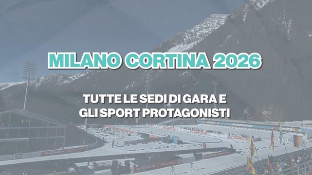 Neve, ghiaccio e adrenalina: tutte le sedi di gara di Milano Cortina 2026