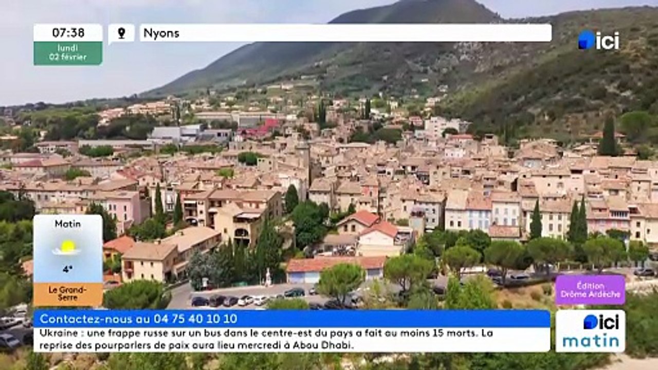 02/02/2026 - ici matin par ici Drôme Ardèche en vidéo