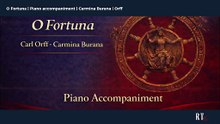 O Fortuna ( C. Orff | Carmina Burana )  Piano accompaniment