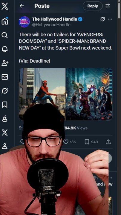 Mauvaise nouvelle pour le prochain Avengers / Spider-Man