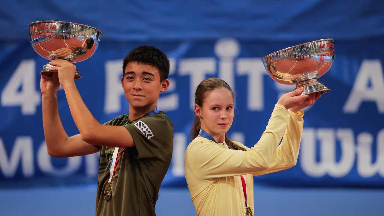 Tennis - Les Petits As 2026 - Aleksandra Karabanova et Lyoma Hotelier sacrés aux Petits As 2026, à Tarbes
