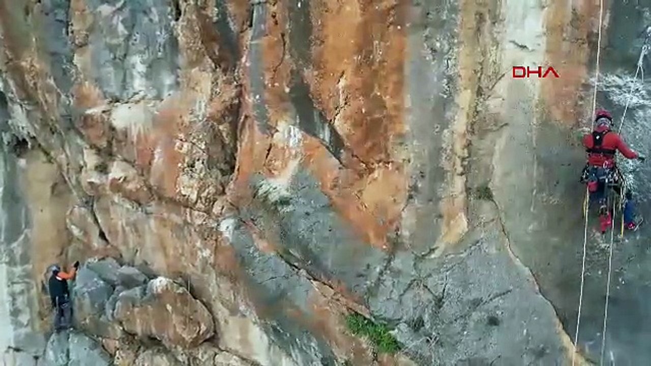 Türkiye'nin gizli cennetindeki milli parkta onlarca metrelik tırmanış heyecanı